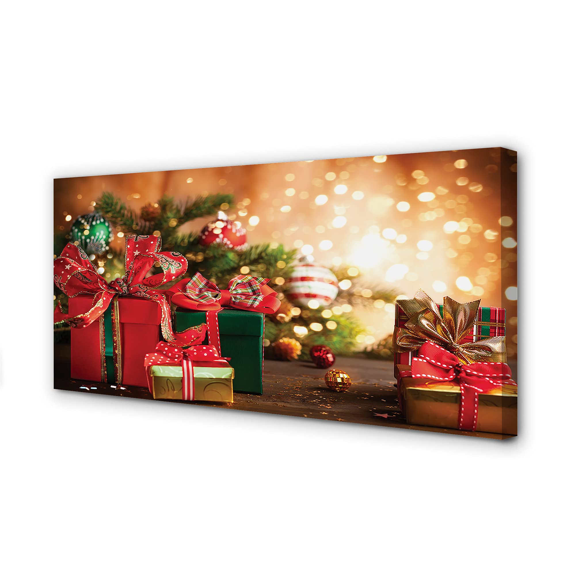 Toile 140x70cm Noël Tulup pour réchauffer un mur blanc vide et créer une ambiance