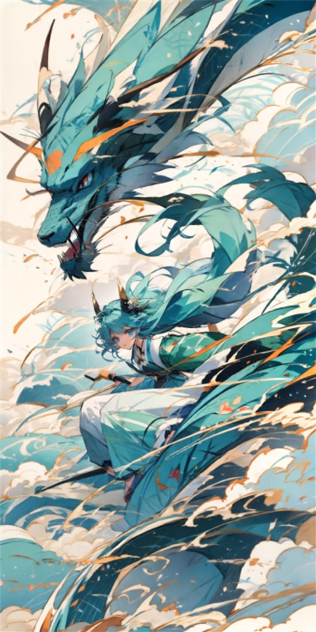 Kit broderie diamant dragon vert carré 5D de 70x140 cm pour décoration murale