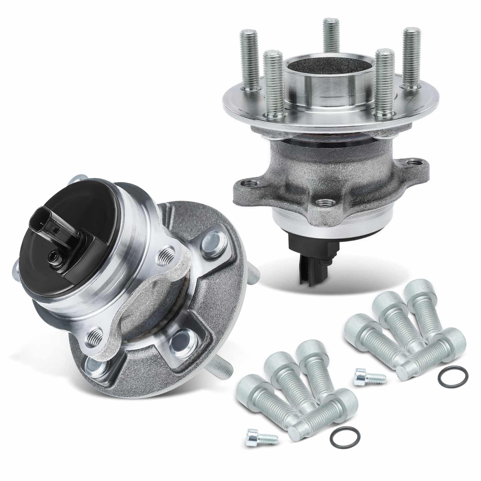 Frankberg 2 cuscinetti ruota Set di cuscinetti ruota asse posteriore | con sensore Sensore di velocità ABS Sensore di velocità ABS integrato, asse posteriore