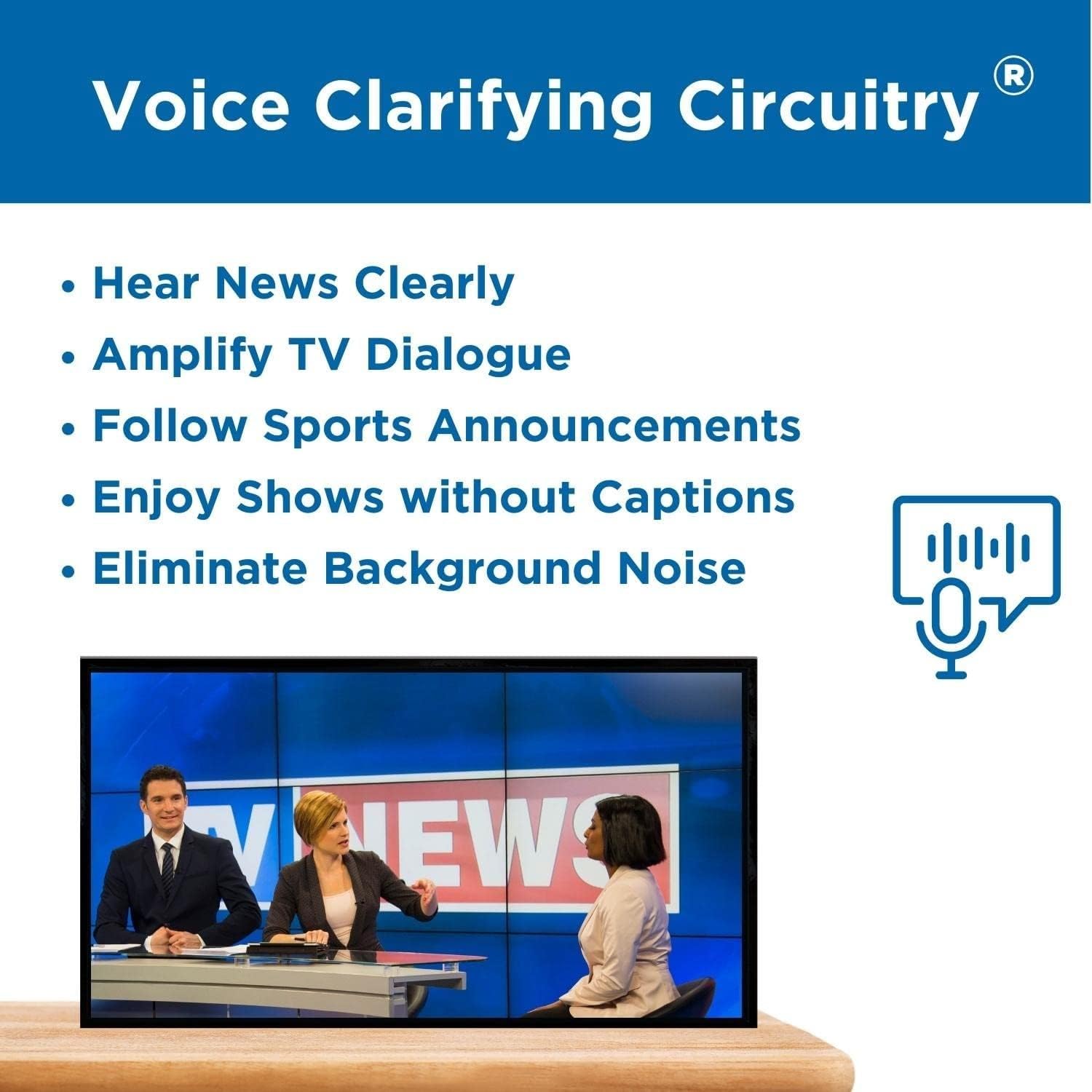 TV Ears Improved Original Wireless Headset System for TV, Hearing Assistance Headphones for Seniors & Hard of Hearing, Optical & Analog Compatible, Voice Clarifying, Doctor Recommended