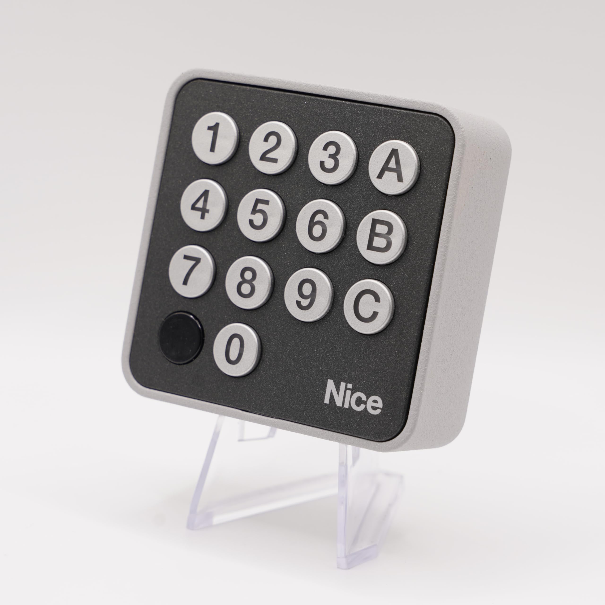 NICE EDSWG - Clavier à Code Sans Fil 433,92 MHz - Digicode Portail & Garage - 3 Canaux A/B/C - Rolling Code & Compatible OXI/OXIBD, FLOX2R/FLOXI2R + 1 Goodies DOMOBIP (EDSWG)