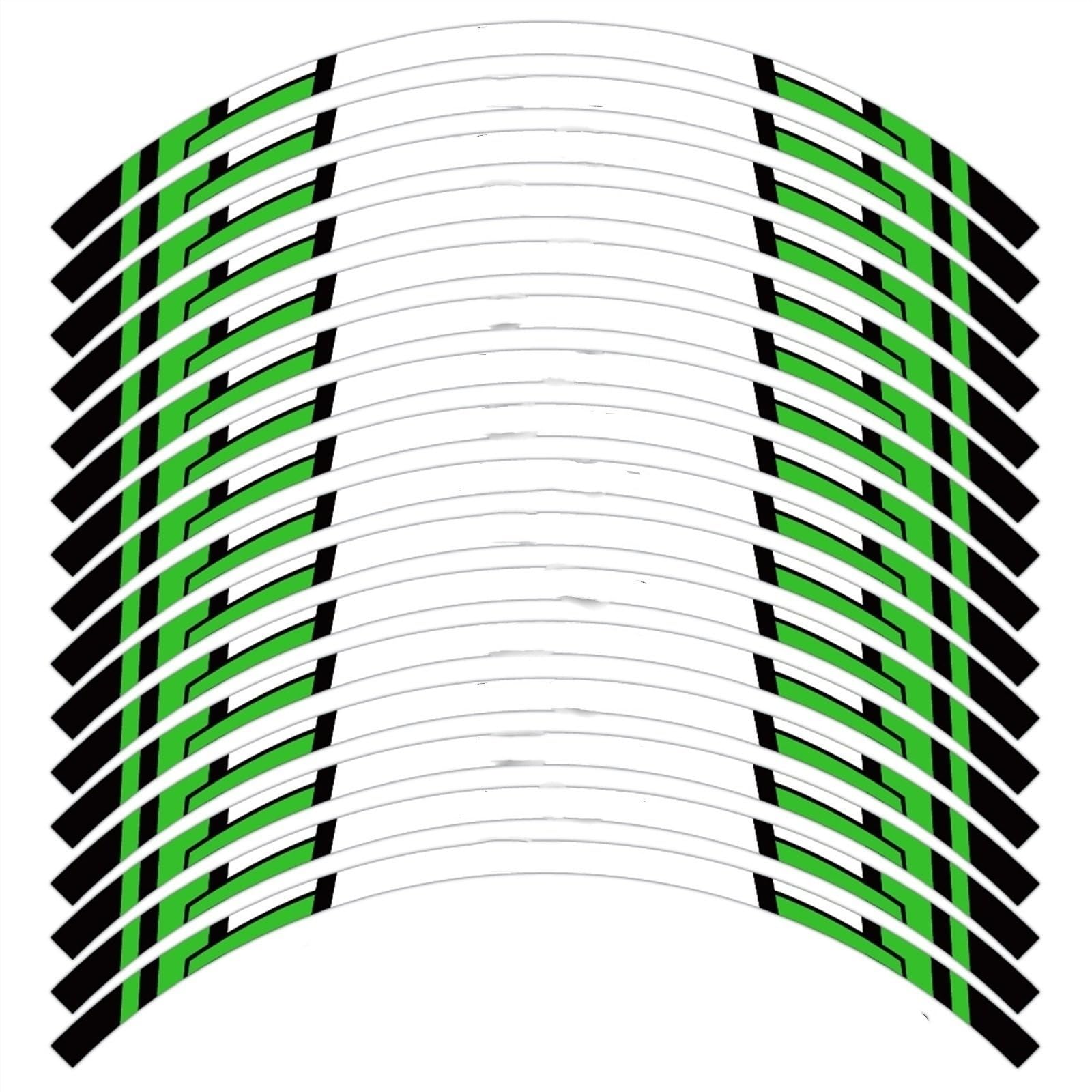 Motorcycle for Kawasaki for Versys 650/1000 for Versys1000 Wheel Sticker Rim Inner Outer Stripe Decal Decorative(Color6)