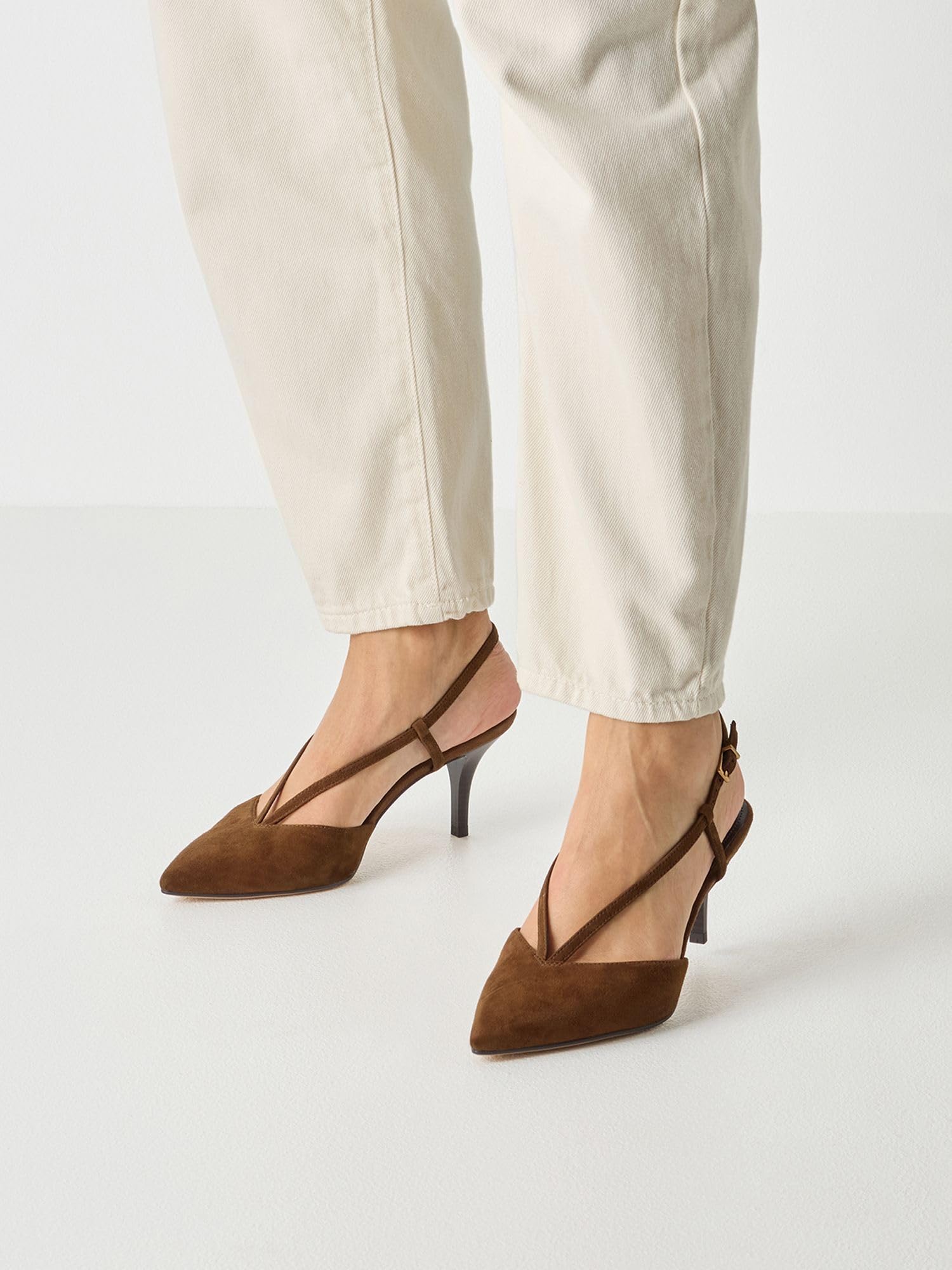Tamaris Escarpins femme à bride arrière talon aiguille cuir