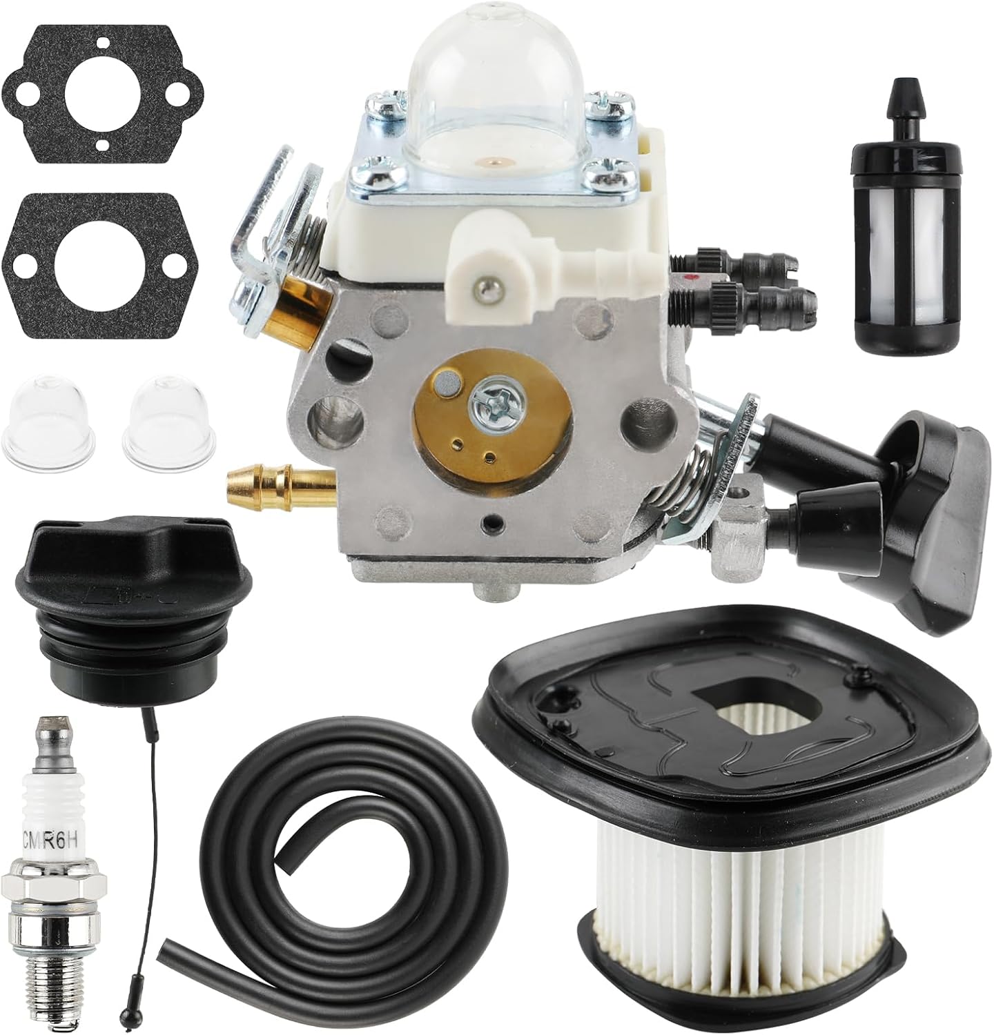 Carbhub Carburetor 4241 120 0616 Compatible with Stihl BG86 BG86CE SH86 SH86C BG86Z BG86CEZ Leaf Blower with Replace Parts Kit Replaces Parts Number 4241 120 0623, 4241 120 0607, 4241 120 0606