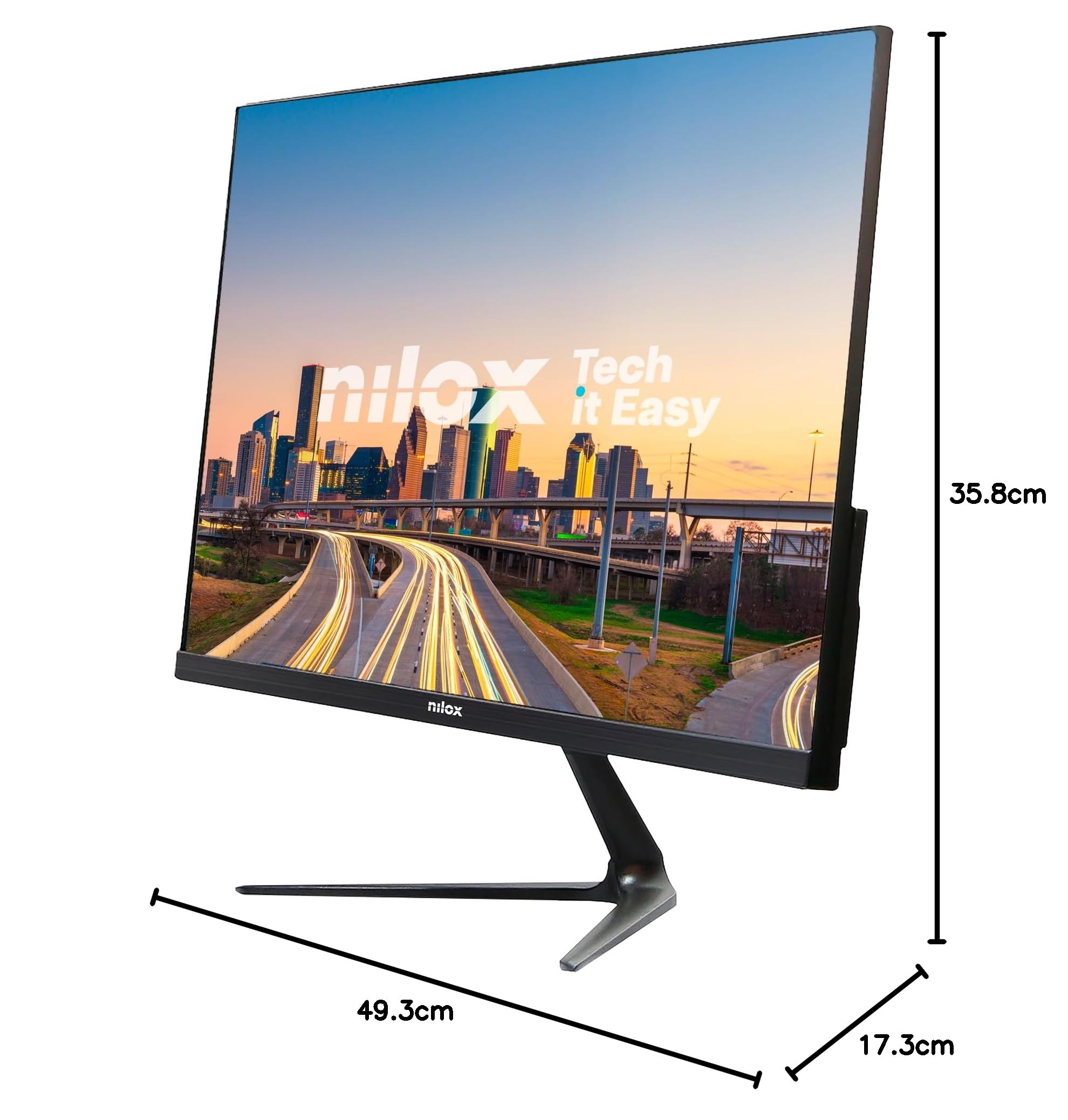 Nilox nxm22fhd1201 Monitor 22" va fhd 120hzvga hdmi
