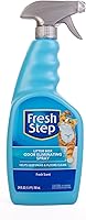 Fresh Step Cat Litter Box Odor Eliminator Spray 24oz - Neutralizes Urine & Feces Smells, Pet-Safe Deodorizer