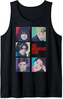Breakfast Club Character Panel Portrait Logo Tank Top