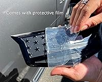 Vista 5 de Juego de emblemas de rejilla superpuesta de aluminio con bandera negra estadounidense para parrilla delantera y portón trasero para Escalade Negro