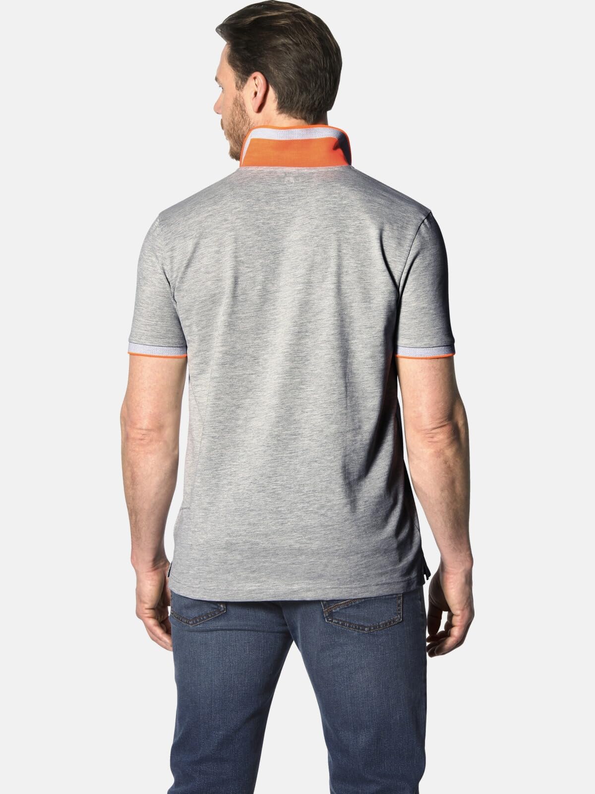 Jan Vanderstorm Herren Doppelpack Poloshirt Haraldfred | Baumwoll-Piqué Shirts mit Kontrastdetails, atmungsaktiv, klassischer Kragen, vielseitig für Freizeit & Alltag, L–7XL