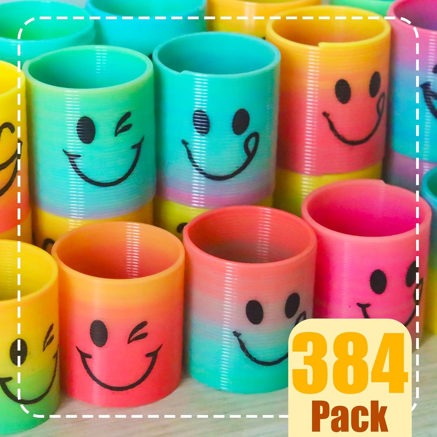 Cocurb 384 Pcs Mini Spring Party Favors for Kids 4 to 8 Fun Goodie Bag Stuffers for Birthdays, Classroom Prizes, and Small Toys Present