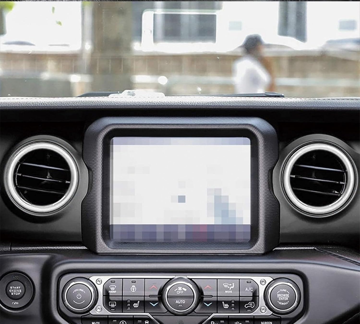 Aluminum Alloy Interior Upgrade Kit for 2018-2025 Jeep Wrangler JL/JLU & Gladiator JT - AC Vent Outlet Rings Only (4-Piece Set, Silver)