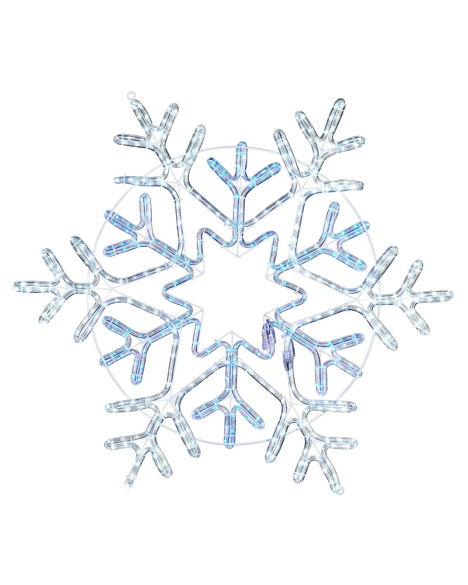 WeRChristmas Pre-Lit Snowflake Rope Light Silhouette