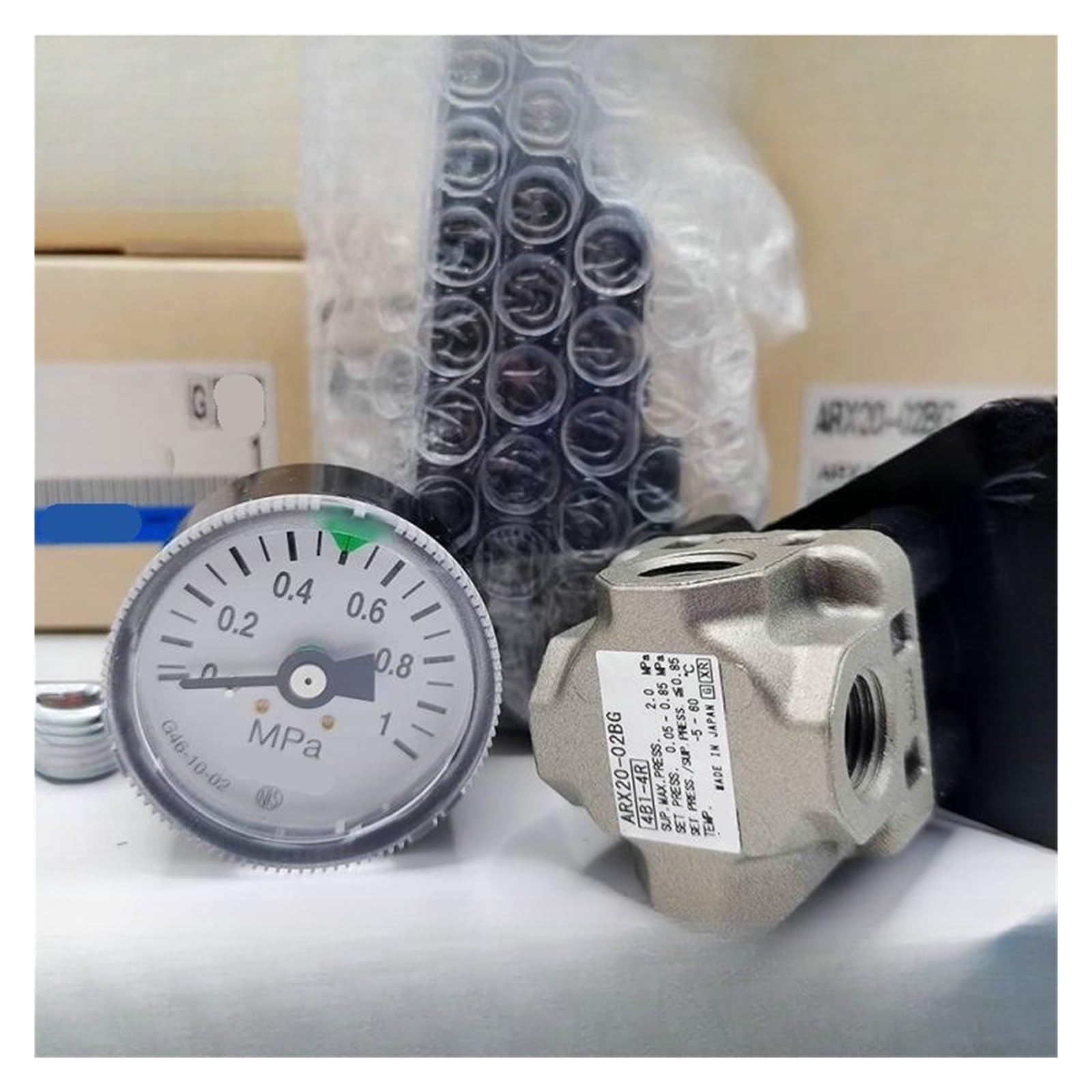 ELZNSQQK 1PCS Pressure Reducing Valve ARX20-02B ARX20-01(ARX20-01BG)