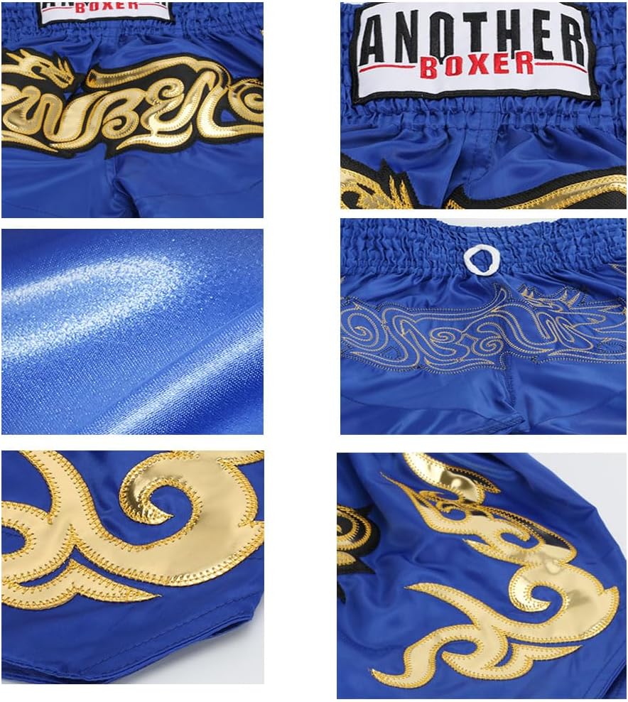 ZCFXJiTuanYZ MMA Fighting Shorts Boxing Training Pants Men's Fitness Sportswear(NO.4)