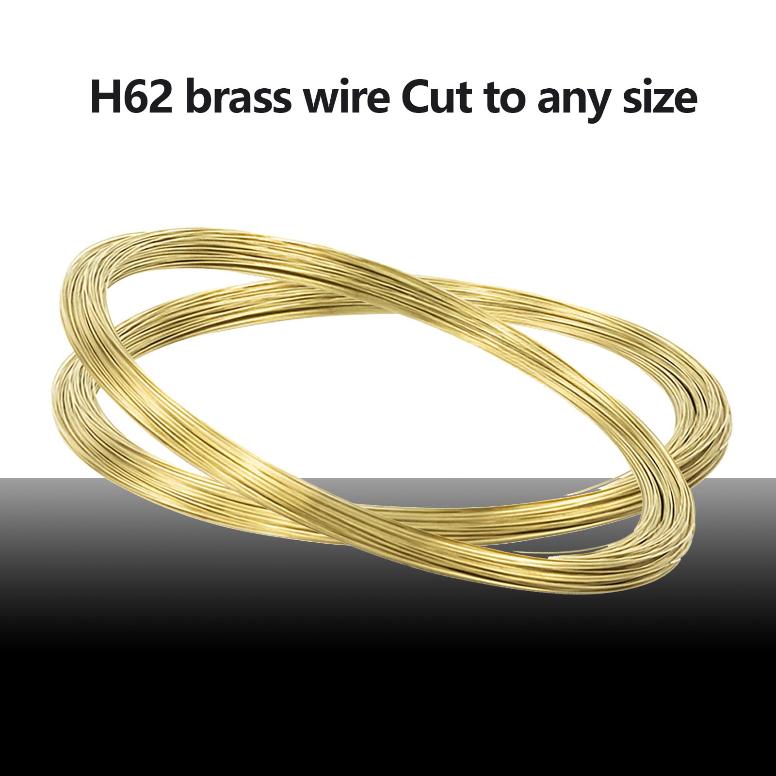 Fil Laiton 5m - Doré - Diamètre 1.1mm à 2.5mm - Pour Bijoux, Artisanat, électronique - Cuivre/zinc