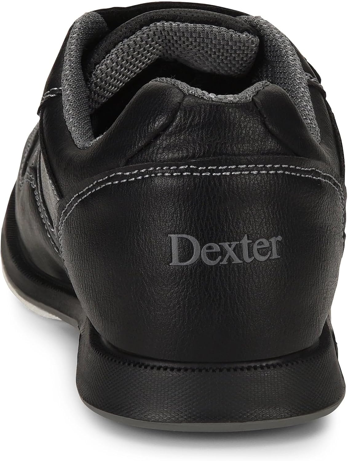 Dexter Men's V-Strap Bowling Shoe Black - Universal Slide Soles - Made for Both Left and Right Handed Bowlers - Athletic Fit - Lightweight