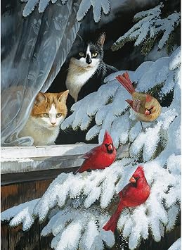 Cobble Hill 1000 Piece Puzzle - Bird Watchers - Sample Poster Included