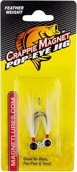 1/32 oz Pop Eye Jig White Fishing Equipment