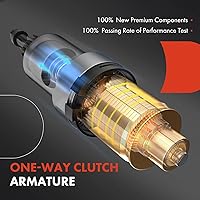 Vista 6 de Motor de arranque A-Premium Compatible con Nissan 370Z 09-19, INFINITI Q50 14-19, G25 11-12, QX50 14 16-17, Q60 14-19, G37 08-13, QX70 14-17, Q70