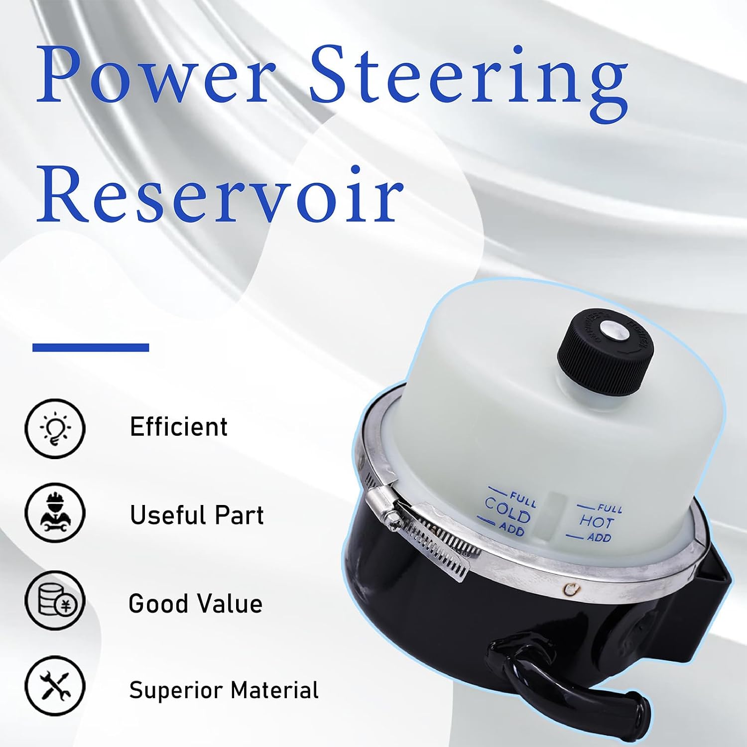 Power Steering Reservoir J86-1036-001 Fit for Peterbilt Trucks,Replaces J861036001,575.1138