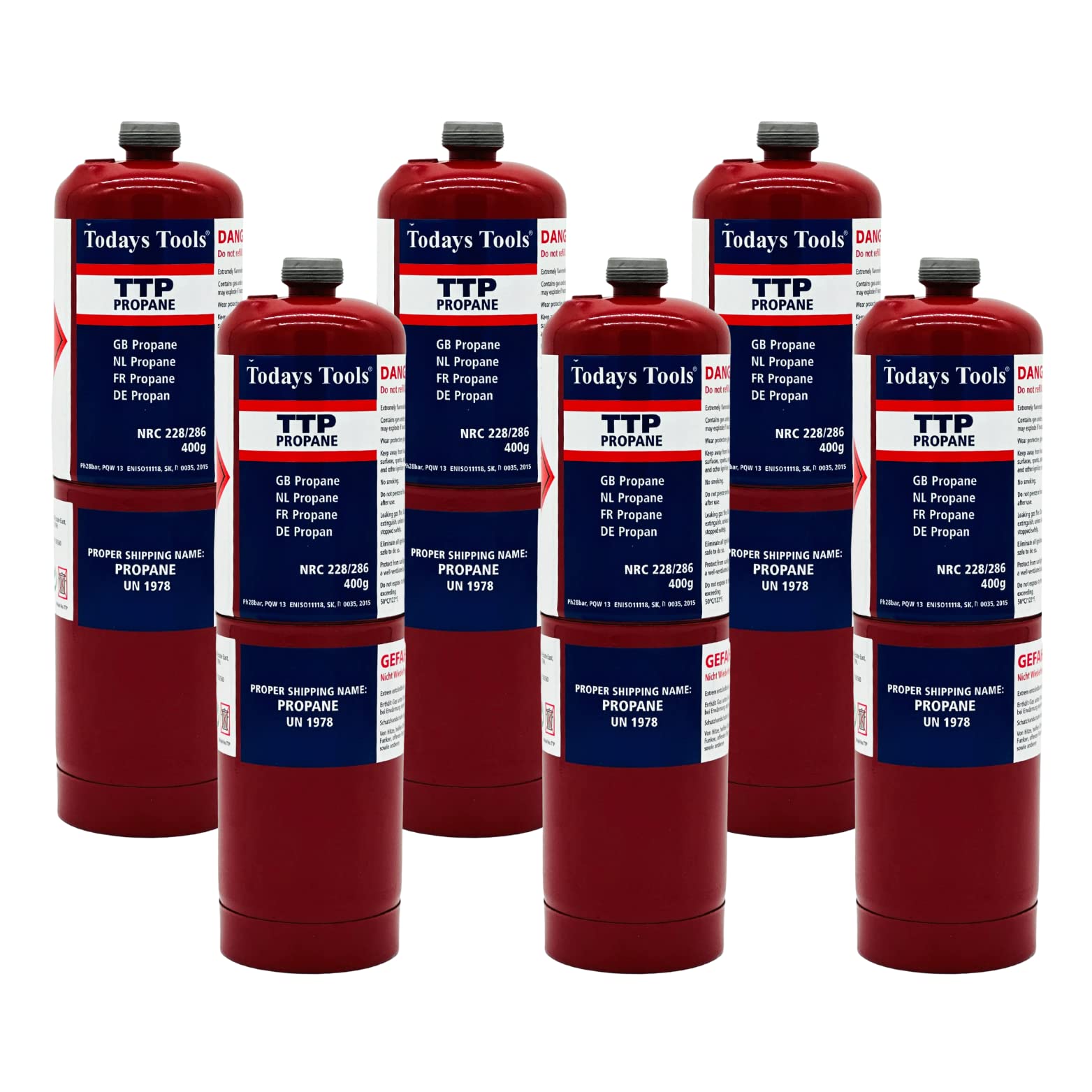 Propane 400g Bottle Disposable Gas Cylinder for Blow Torch Jet Burner Torch Tools Plumbing Canisters for Plumbers Soldering Torch (6)