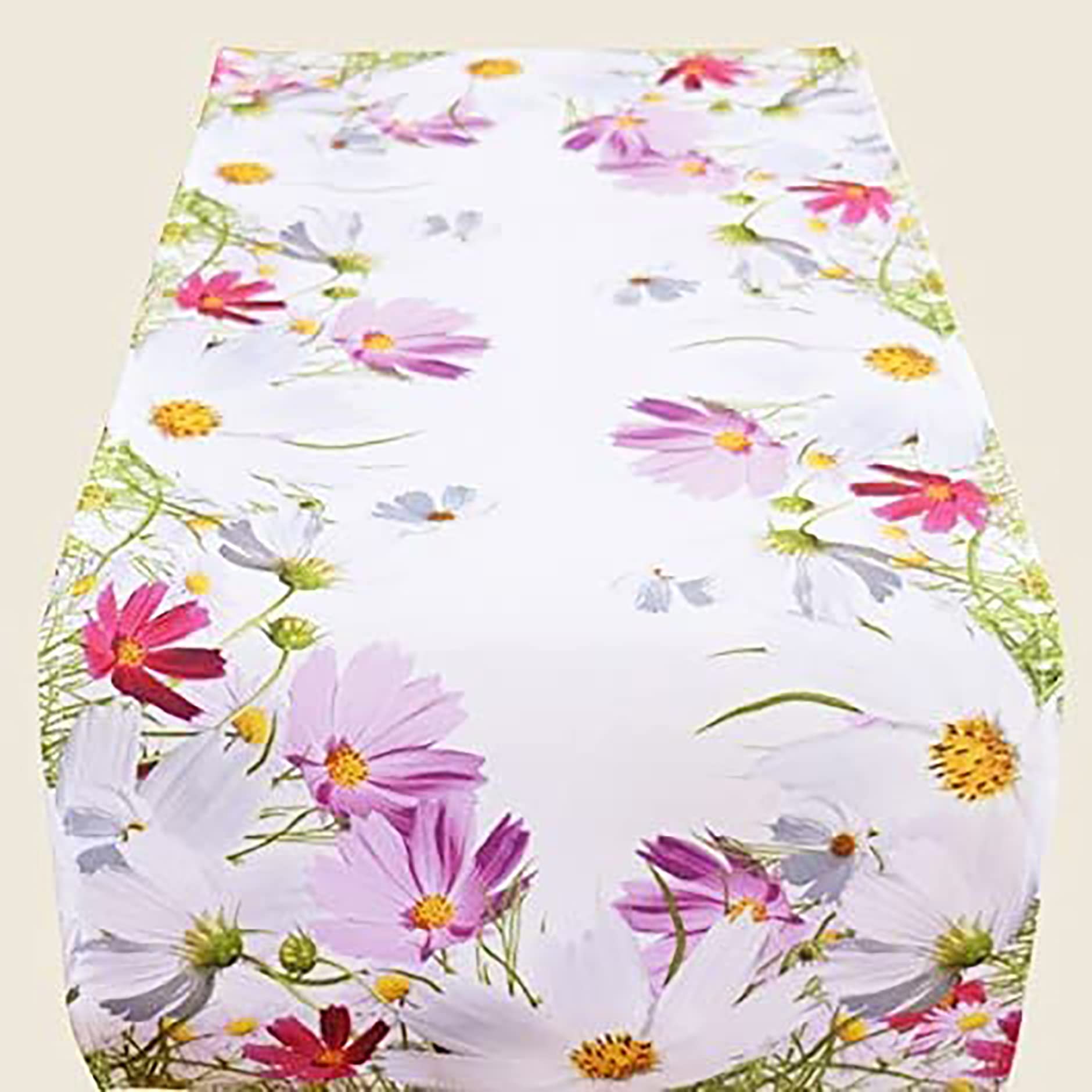 Kamaca Spring Magic Series High Quality Print Motif with Flowers An Eyecatcher in Spring Summer (Table Runner 40 x 90 cm)