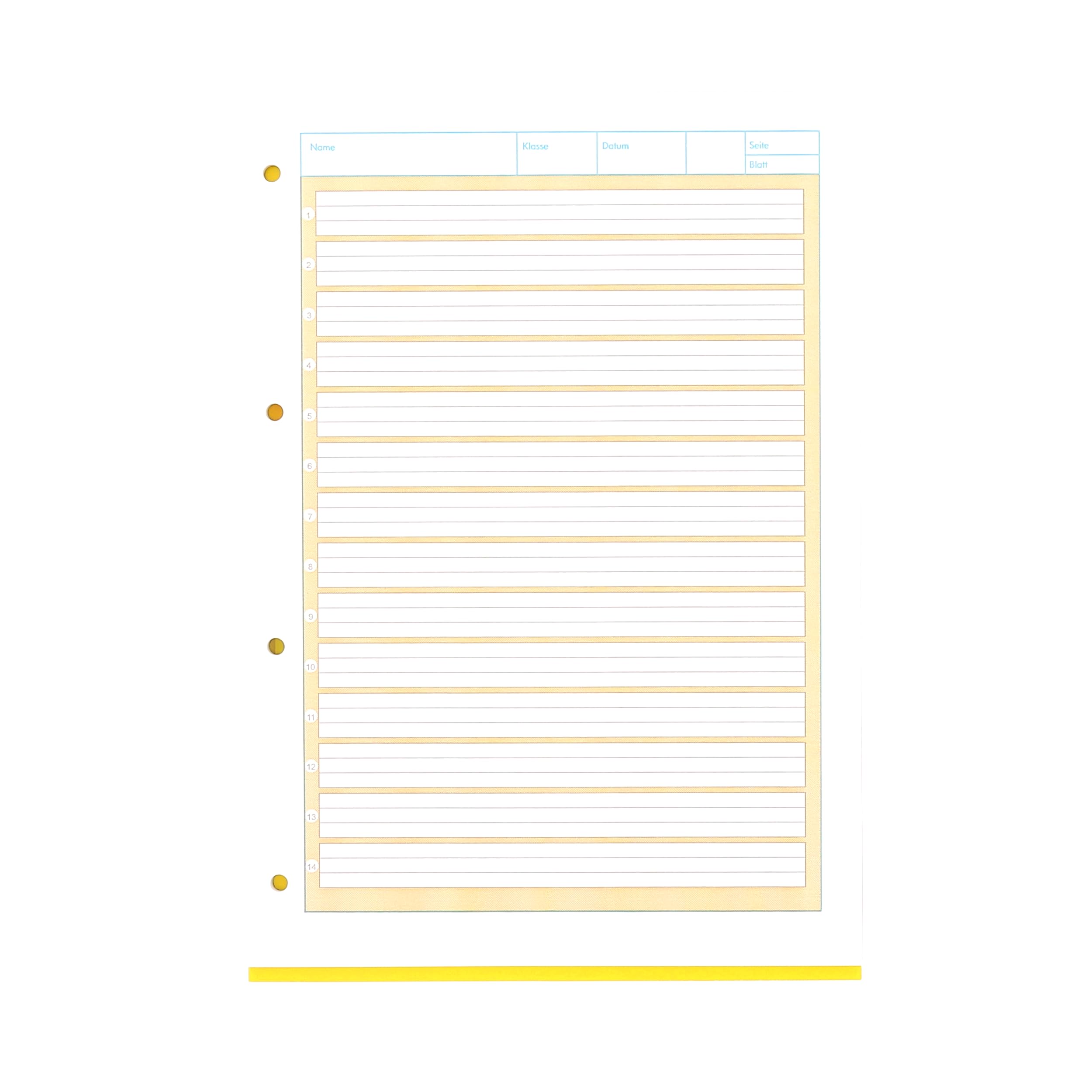Ampad Writing Pad 50 Sheets Stapled 0.34 Ruled 15 Lb Basis Weight Legal - View #9