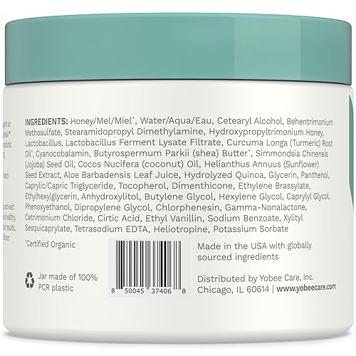 Miniatura 8 de Yobee Máscara calmante ultra suave para el cuero cabelludo, tratamiento del cuero cabelludo seco, mascarilla para el cabello segura para la piel