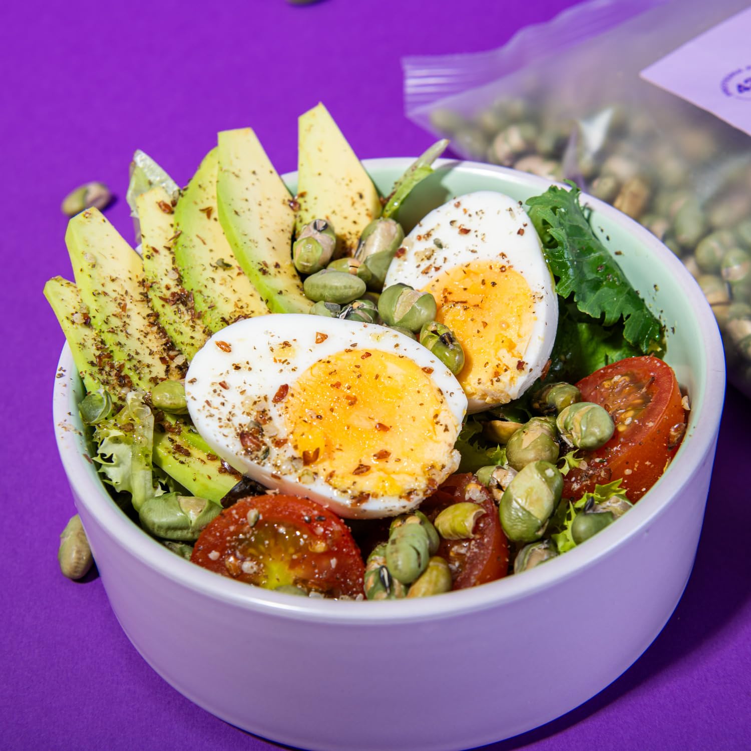Edamame tostado y salado 500 gr nut&me | Sin gluten y sin azúcares añadidos | Alto en proteínas | Snack crujiente |