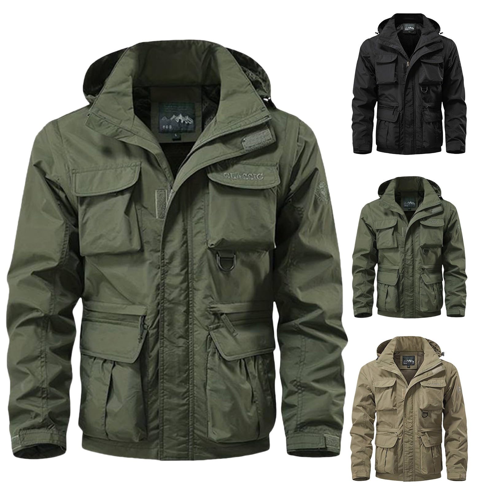 Giacca multitasche da donna di grandi dimensioni, giacca oversize da donna sportiva, cappotto Cargo Trench Coat esterno giacche a vento cappotto confortevole, giacca alpinismo, felpa casual Trench