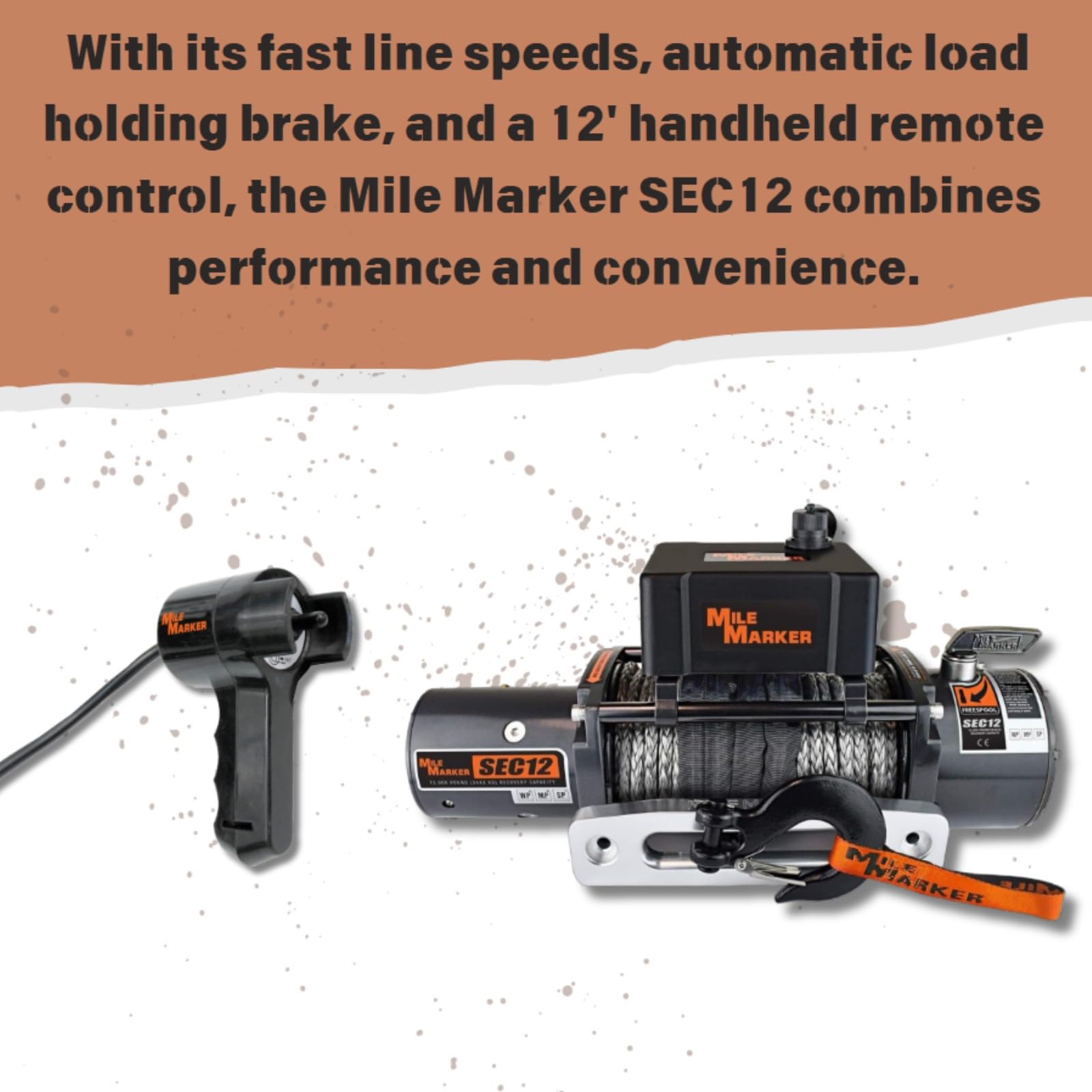Amazon.co.jp: Mile Marker SEC12 12ポンド ジープ/トラック/SUV 電動