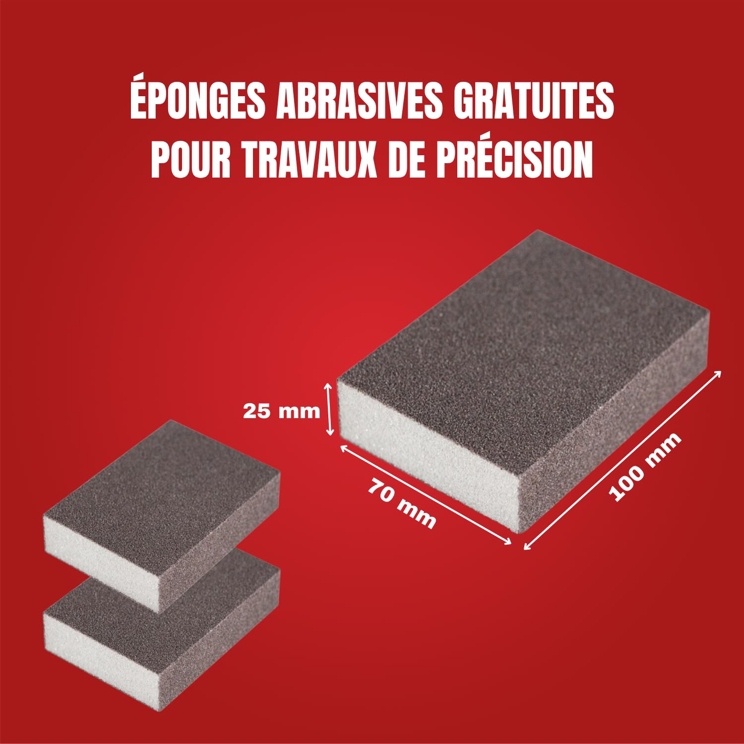 Delphi Spatule Enduit (40/60/80/100 cm) - Spatule 80 cm avec Lame en Acier Inoxydable 0,3 mm | Couteau à Enduire pour Lisser Murs et Plafonds | Pour Enduit, Plâtre, Peinture, Colle + 2 Éponges GRATIS