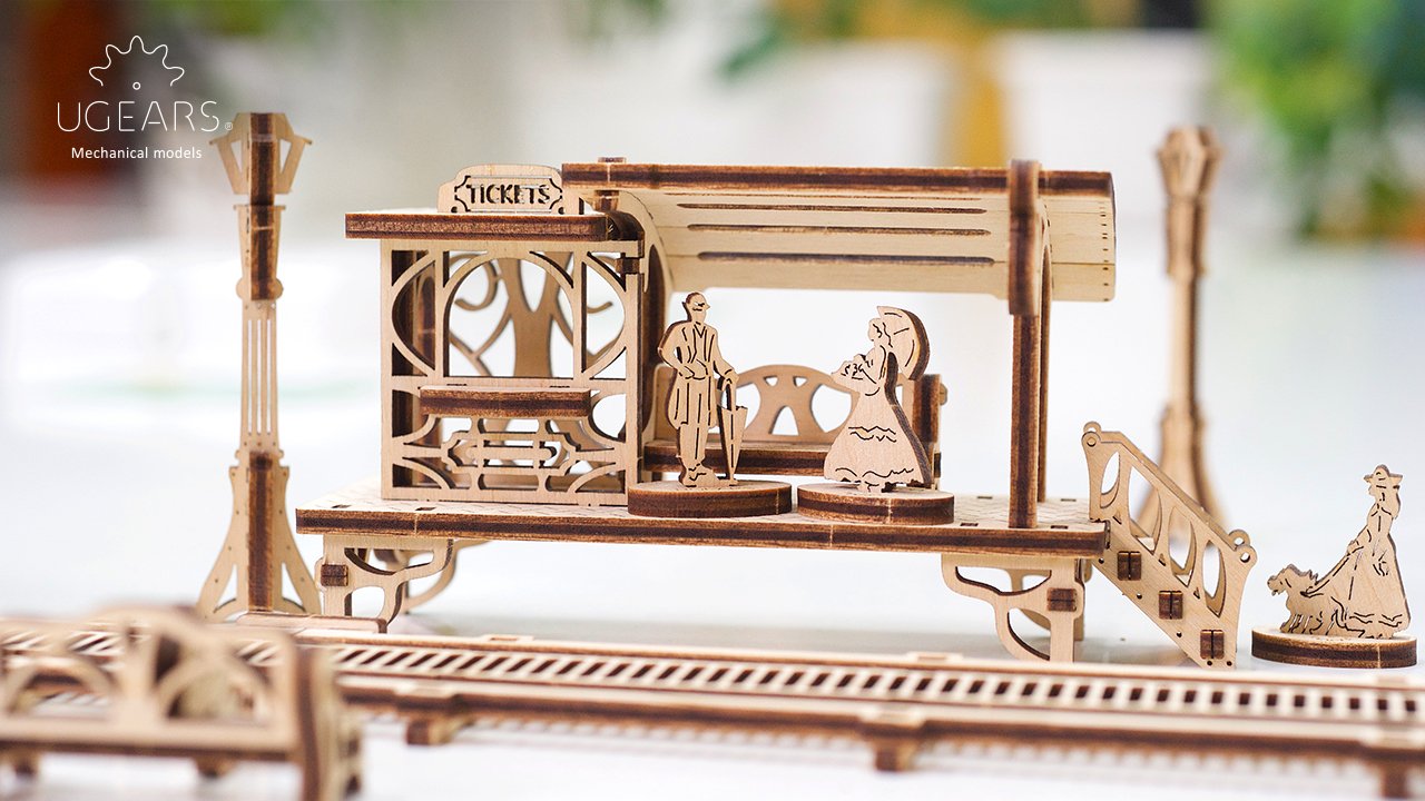 Ugears Tram Line Kit de Construction mécanique
