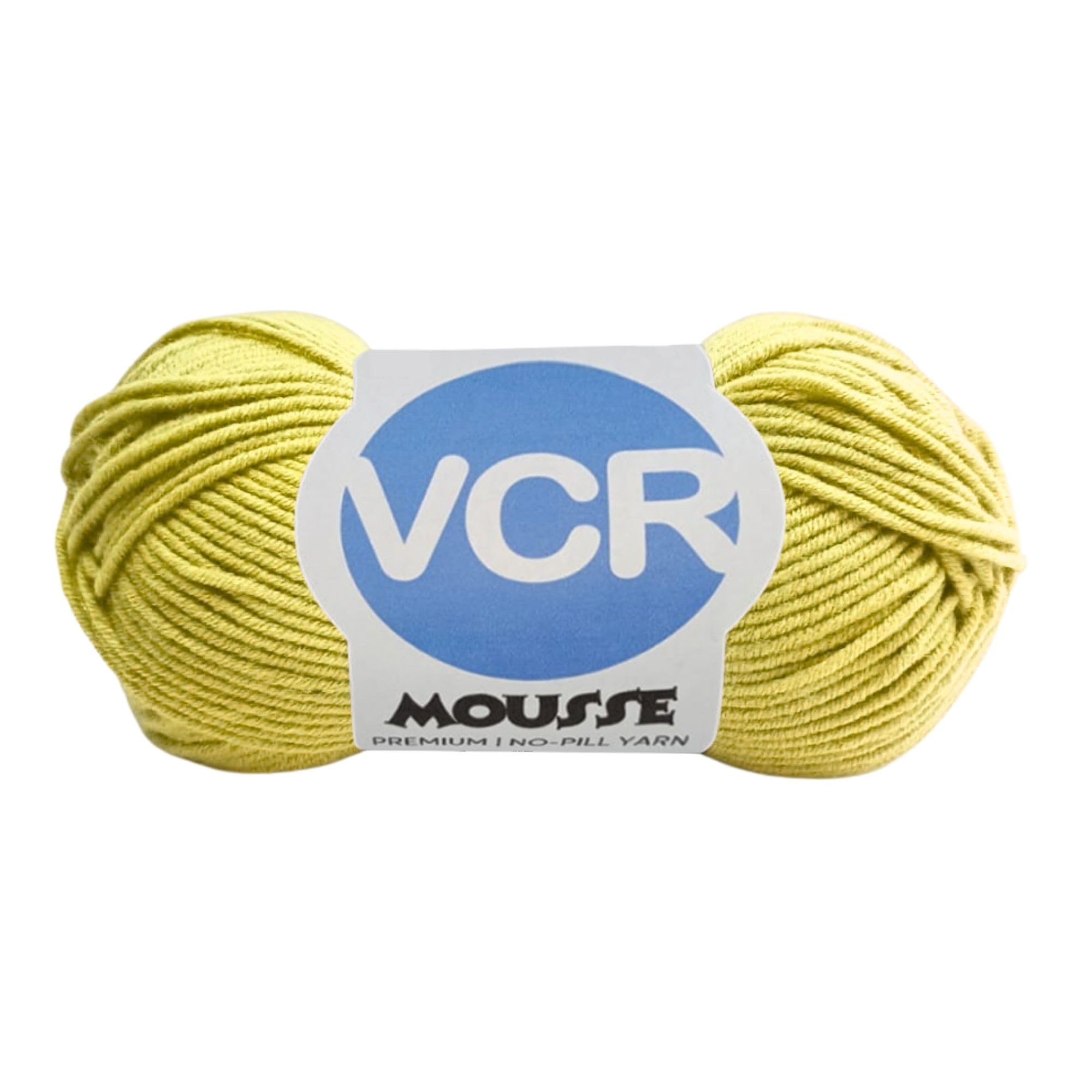 VCR 4ply Light Yellow Yarn, 100 Grams Hank, 190 Meters Length, Acrylic Ball for Crochet and Knitting, Soft Crosia Threads, Pack of 1 Yarn, Suitable for DIY Crafts