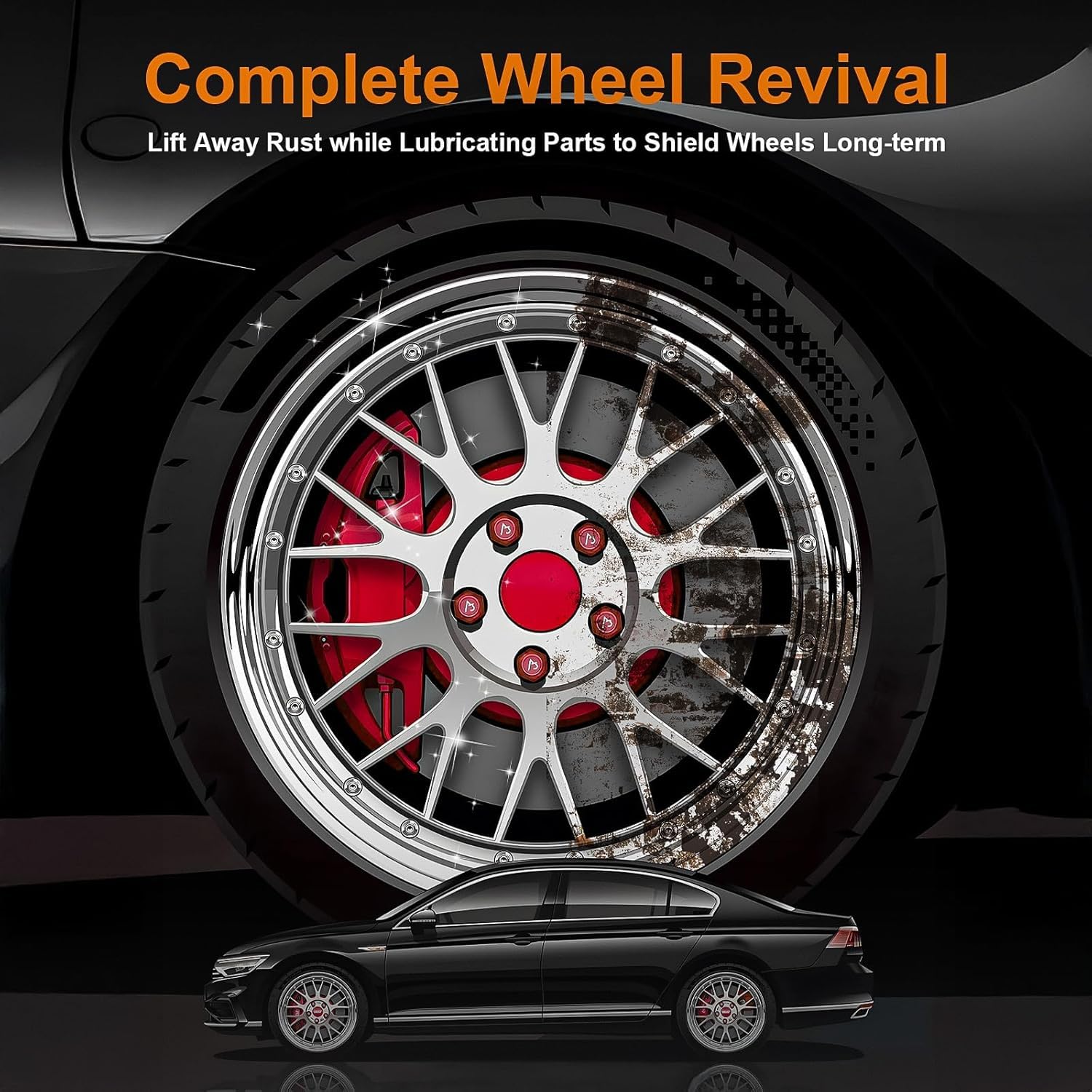 Rust Remover Spray for Metal, 2026 Upgrade Rust Remover for Metal, Multipurpose Rust Stain Remover, Fast Acting Heavy Duty Rust Dissolver for Cars, Tools, Bolts & More - 5