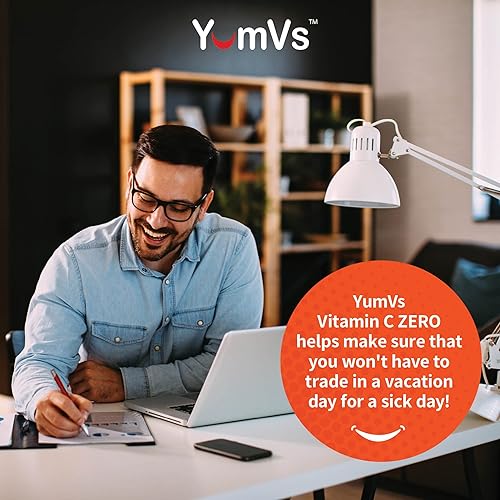 Miniatura 3 de YUM-V'S YumVs - Vitamina C con equinácea cero gomitas para adultos  Suplemento sin azúcar para mujeres y hombres  250 mg de vitamina C y equinácea