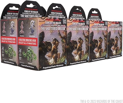 Miniatura 2 de WizKids D&D Icons of the Realms Phandelver and Below The Shattered Obelisco - 8 unidades de mazmorras y dragones de ladrillo de refuerzo en miniatura