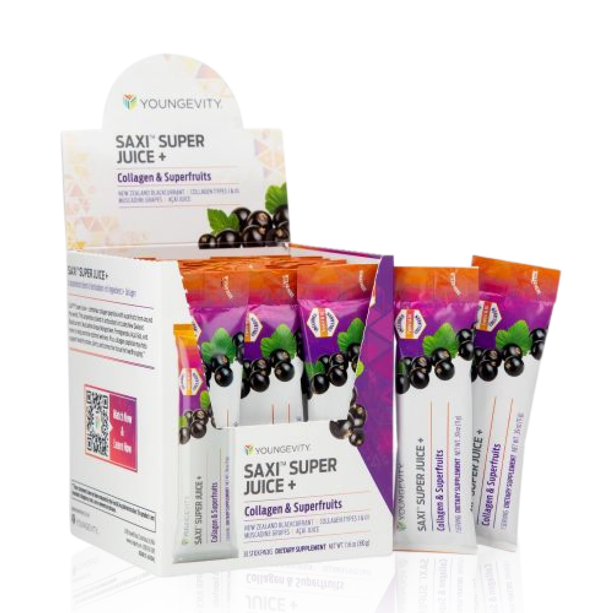 Amazon.com: Youngevity SaXi Super Juice Plus Collagen Blackcurrant