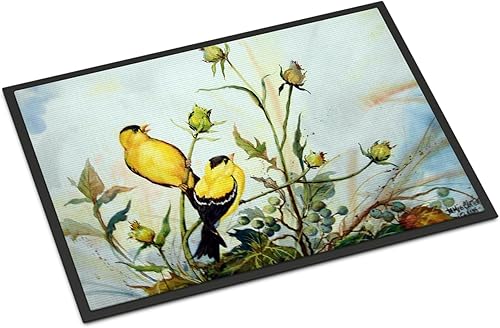 Miniatura 205 de Caroline's Treasures PJC1117JMAT - Felpudo para puerta delantera de 24 x 36 pulgadas, tapete antideslizante lavable de pelo bajo, 24 x 36 pulgadas
