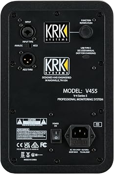 KRK V4 Series Five 2-Way Active Studio Monitor