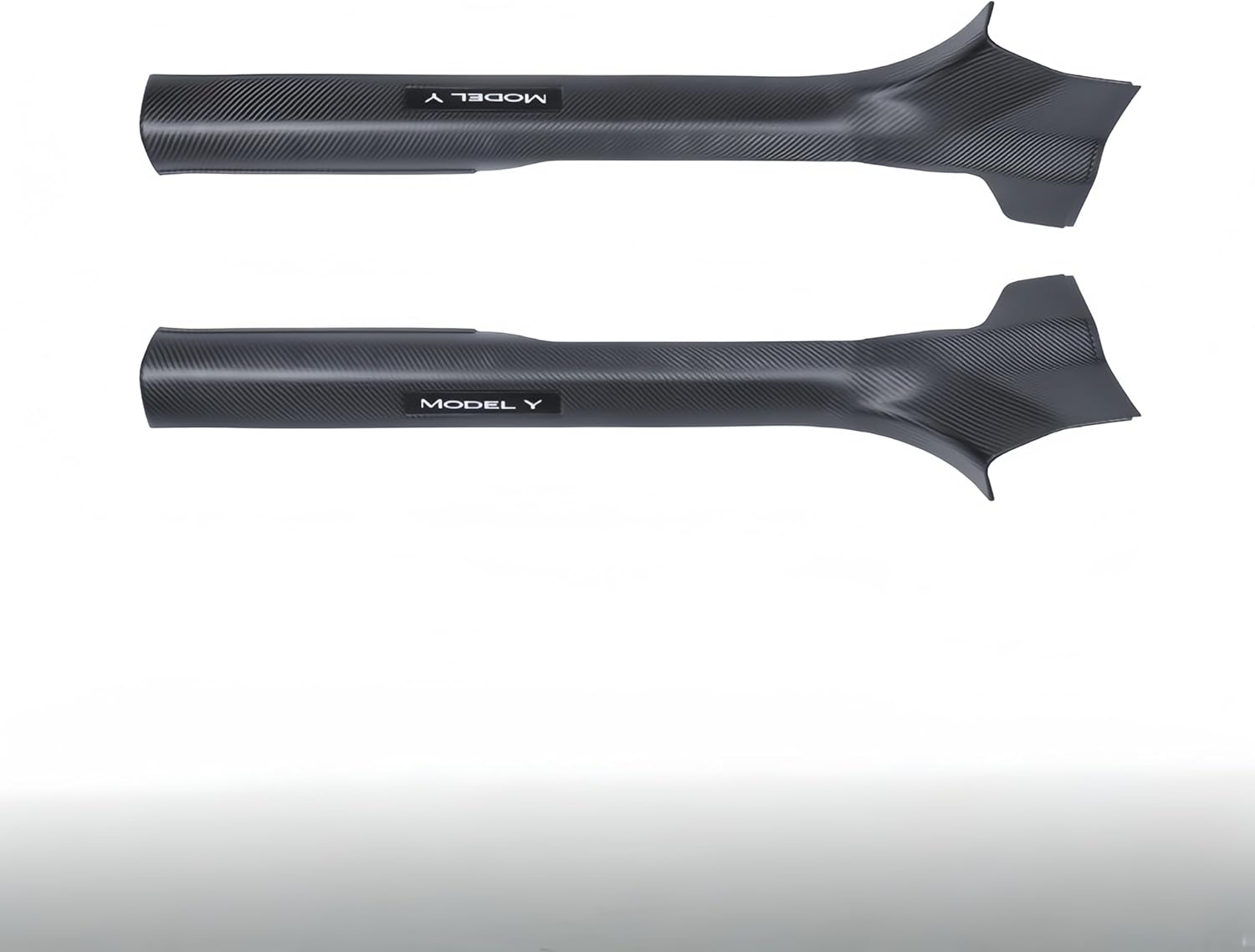 Tesla Model Y Juniper Door Sill Protector – Anti-Kick Full Coverage Door Entry Guard for 2025 2026 Model Y Juniper Interior Accessories Carbon Fiber Pattern 8PCS