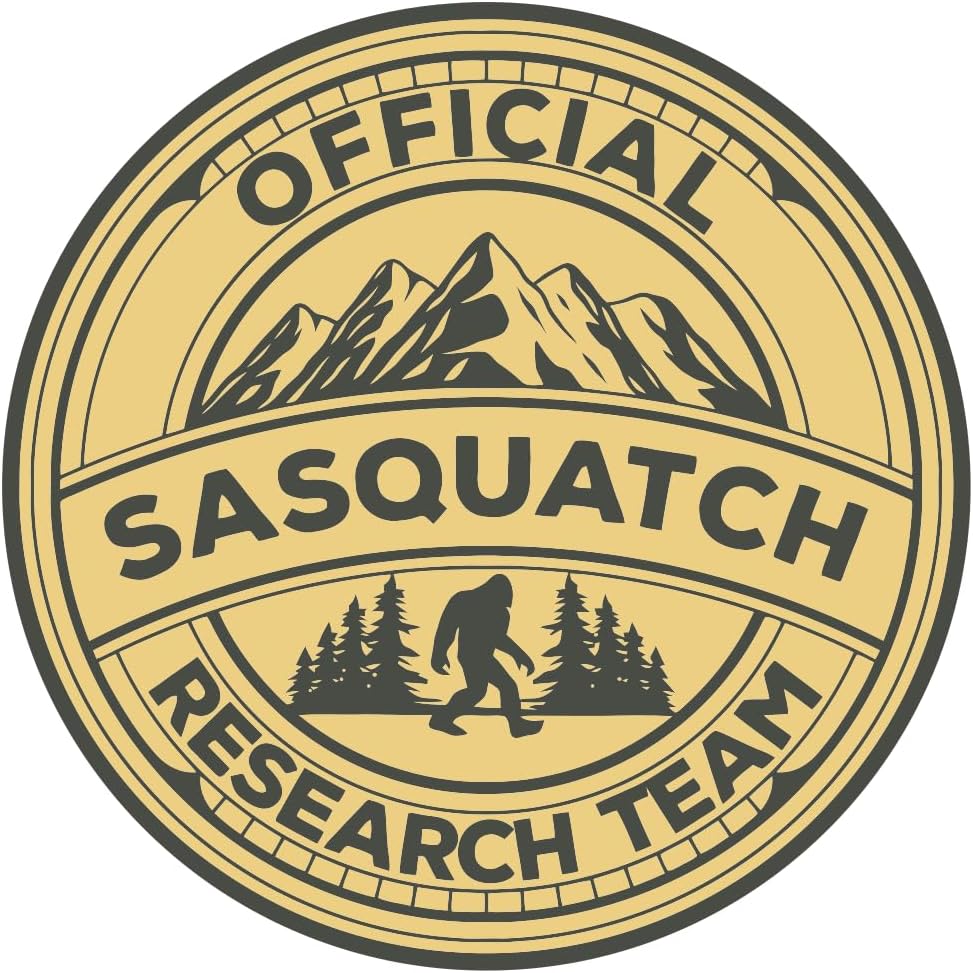eDesign 2-Pack Bigfoot Search Team Official Vinyl Sticker Bigfoot Decal - 4 Inches - Bigfoot Stickers for Car Truck SUV Van Window Bumper Wall Laptop Hardhat Tablet Cup Tumbler and Any Smooth Surface - Image 6