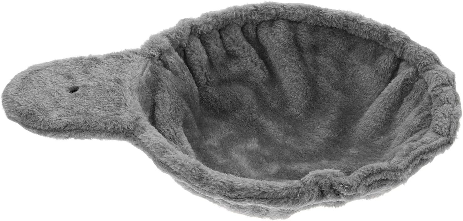 Kisangel Cat Tree Hammock Replacement 16.9 Inch Plush Cat Nest Bed Soft Spoon-Shaped Hammock for Tower Accessories Indoor Pet Furniture