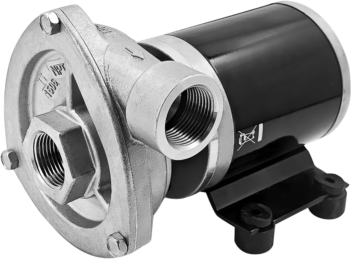 50840-0012 12V ‎29.7GPM Low Pressure Marine Centrifugal Pump Replacement for Jabsco 50840-0012 Cyclon Centrifugal Pump 8.7Psi 3/4"NPT Stainless Steel Electric Water Pump for Marine & RV