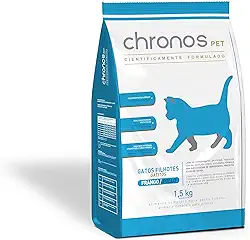 Chronos Ração Pet Gatos Super Premium Filhotes Sabor Frango 1 5Kg Raça Filhotes Sabor Frango
