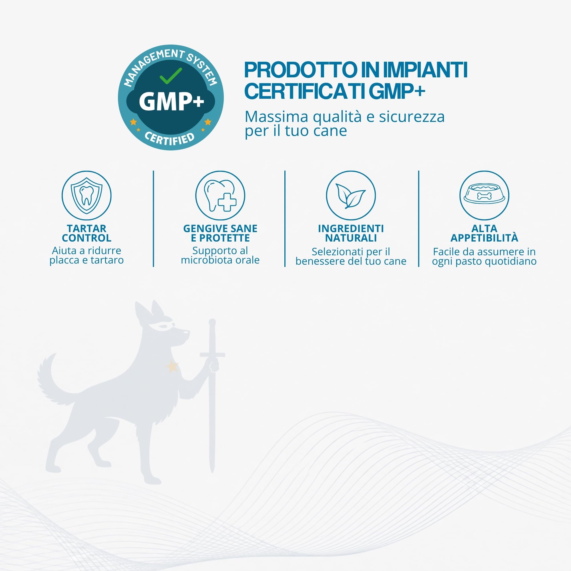 Sciogli Tartaro Denti Cane 180g Polvere Dentale per Cani Supporto Alito Cane Protezione Denti Gengive per Placca e Tartaro con Ingredienti Naturali Mangime Complementare Alta Appetibilità Igiene Orale