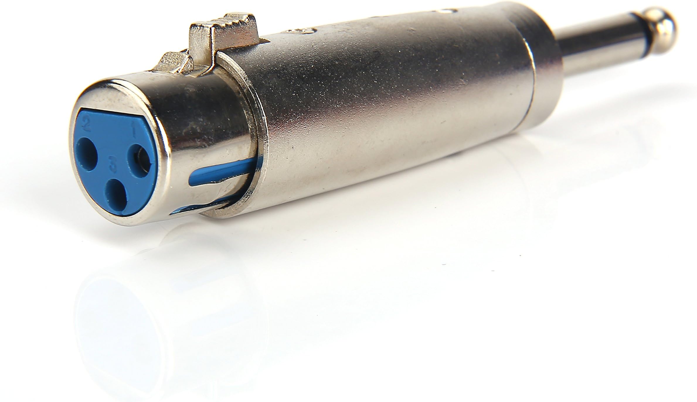 Devinal Professional 6.35mm 1/4 Inch Mono Male Plug to 3 Pin XLR Female Jack Stereo Audio Microphone Adapter Converter Connector