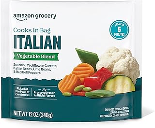 Amazon Grocery, Italian Vegetable Blend, Frozen, 12 Oz