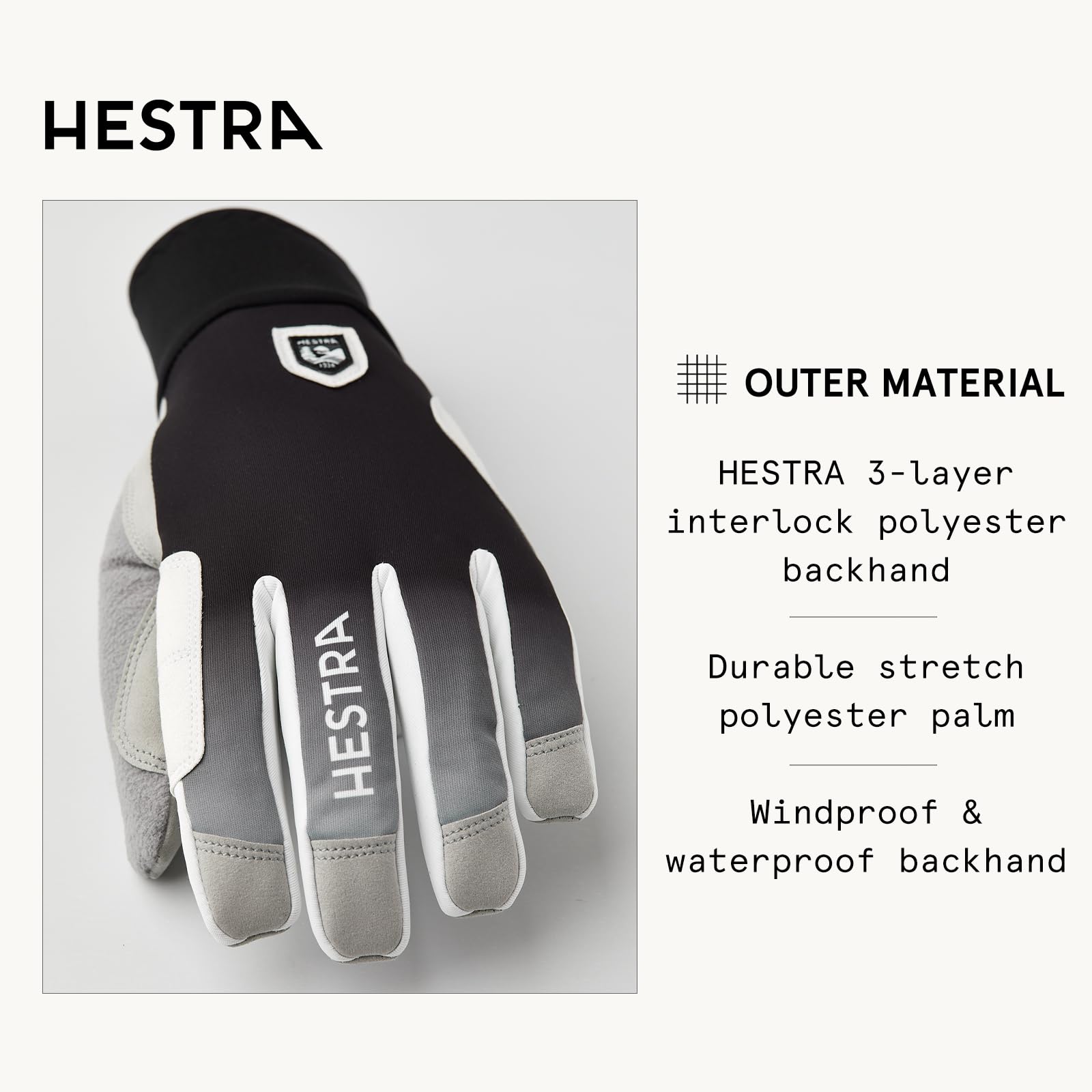 Amazon.com : Hestra Women´s XC Primaloft 5-Finger Glove - Black
