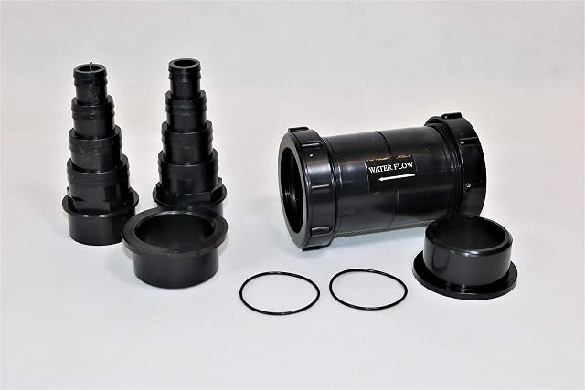 eco-filtration 1.5"/43MM INLINE NON-RETURN VALVE (SMALL) KOI FISH POND TANK PIPE FILTER FITTING